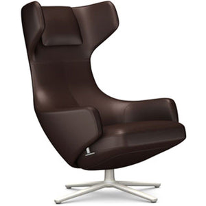 Grand Repos Lounge Chair lounge chair Vitra Soft Light 16.1-Inch Leather Contrast - Marron - 69 +$730.00