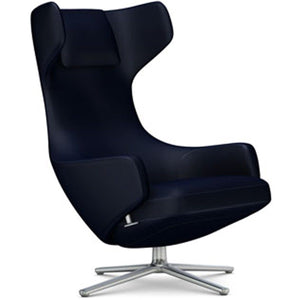 Grand Repos Lounge Chair lounge chair Vitra Polished 16.1-Inch Cosy Contrast - Night Blue - 09