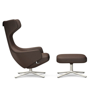 Grand Repos Lounge Chair & Ottoman lounge chair Vitra 16.1-Inch Soft Light Cosy Contrast - Fossil - 02