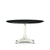 Nelson Pedestal Table Outdoor Outdoors herman miller 16" high x 28 1/2" diameter - Add $1230.00 White Base Quebec Graphite Granite Top - Add $450.00