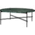 TS Round Coffee Table - Marble Top Tables Gubi Black Green Guatemala Marble Large: Dia 41.3"