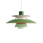 PH 5 Pendant Light hanging lamps Louis Poulsen Hues of Green 