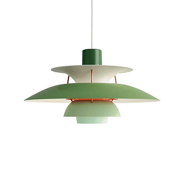 PH 5 Pendant Light hanging lamps Louis Poulsen Hues of Green 