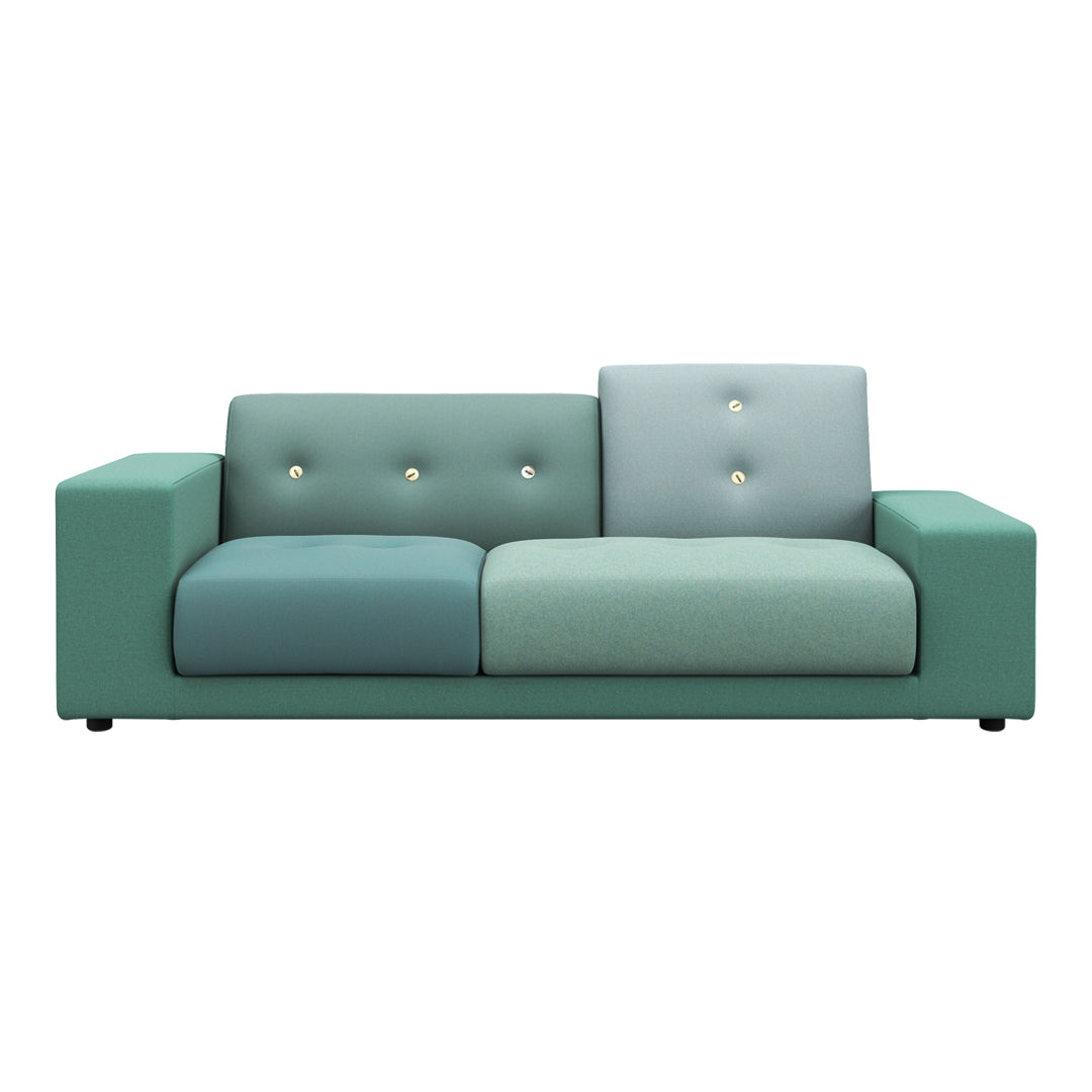 Polder Compact Sofa sofa Vitra low armrest right (sitting left) green 