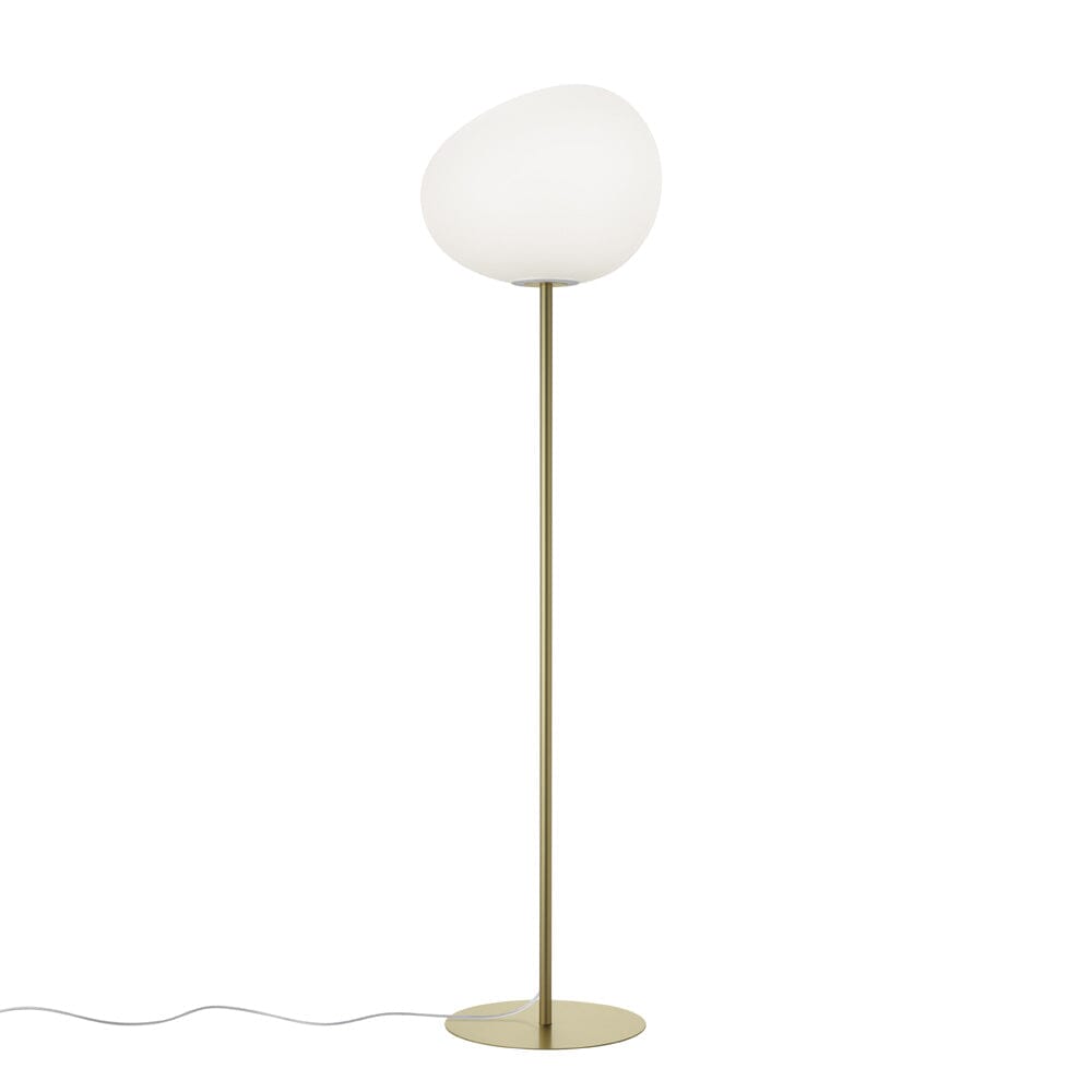 Gregg Floor Lamp Floor Lamps Foscarini Large Gold 