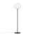 Gregg Floor Lamp Floor Lamps Foscarini Large Graphite 