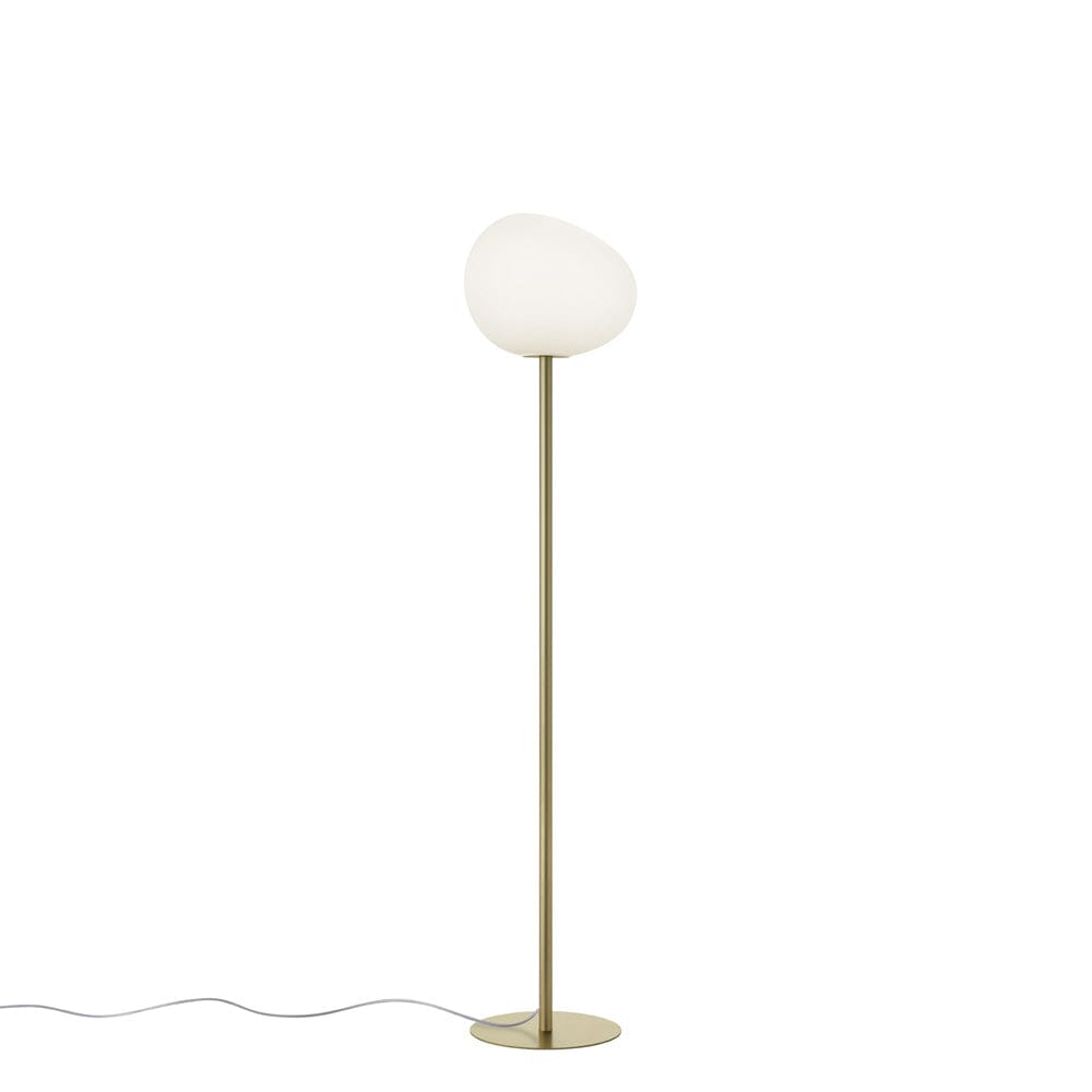 Gregg Floor Lamp Floor Lamps Foscarini Medium Gold 