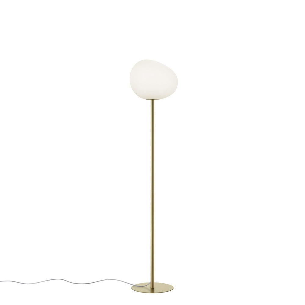 Gregg Floor Lamp Floor Lamps Foscarini Medium Gold 