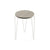 Florence Knoll Hairpin Stacking Table table Knoll Grey Ash white powder-coat base 