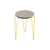 Florence Knoll Hairpin Stacking Table table Knoll Grey Ash yellow powder-coat base 