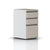 Tu W-Pull Freestanding Pedestal storage herman miller Box/Box/File + $10.00 Warm Grey Neutral Suface Finish Raised Height