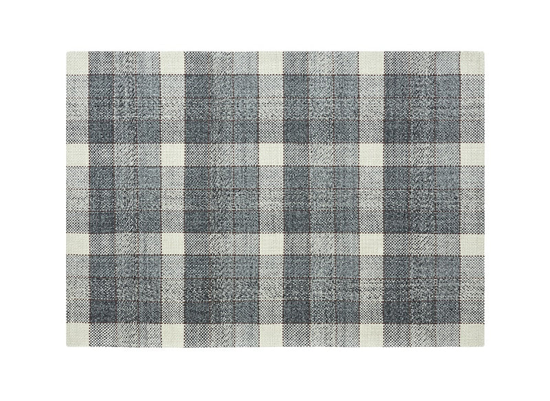 Cuadros Hand Loom Rug Rug Gan 7’3" x 10’7" Gray Rust 