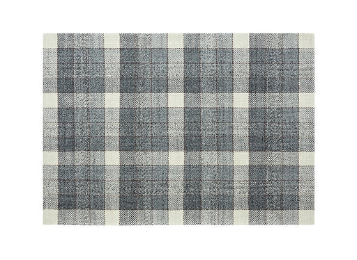Cuadros Hand Loom Rug Rug Gan 7’3" x 10’7" Gray Rust 