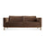 Guide 82-inch Sofa Sofa BluDot Coffee Velvet Walnut 