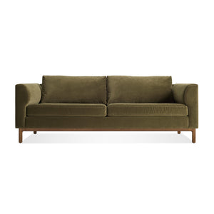 Guide 82-inch Sofa Sofa BluDot Moss Velvet Walnut 