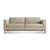 Guide 82-inch Sofa Sofa BluDot Sanford Oatmeal Walnut 