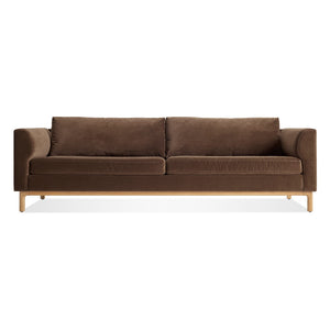 Guide 96-inch Sofa Sofa BluDot Moss Velvet Walnut 