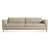 Guide 96-inch Sofa Sofa BluDot Coffee Velvet White Oak 