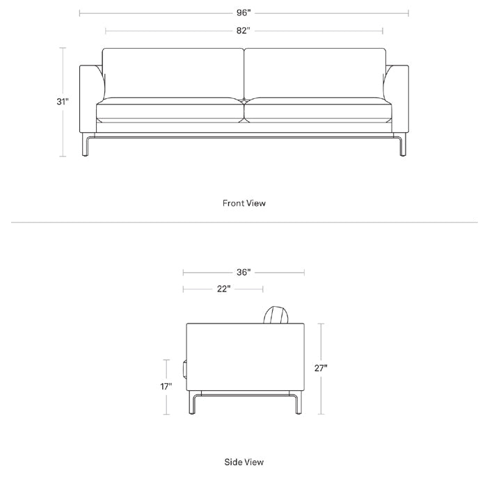 Guide 96-inch Sofa Sofa BluDot 