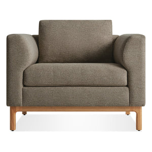 Guide Lounge Chair lounge chairs BluDot Coffee Velvet Walnut 