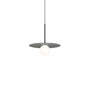 Bola Disc Pendant ceiling lights Pablo Gun Metal 12" 