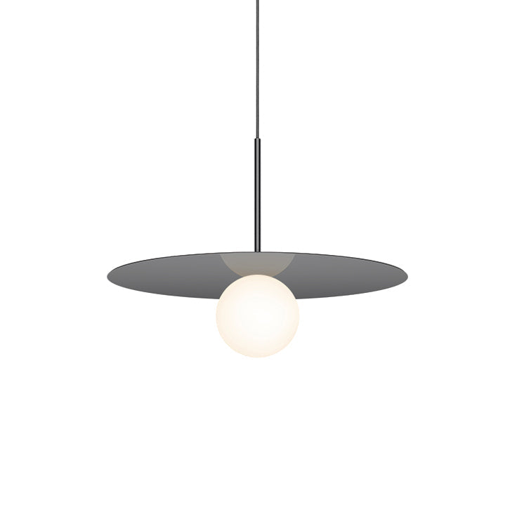 Bola Disc Pendant ceiling lights Pablo Gun Metal 18&quot; 