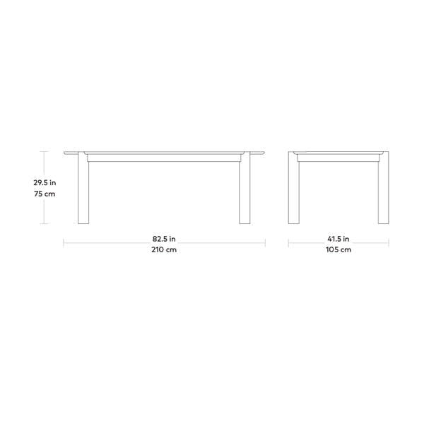 Bancroft Dining Table Dining Tables Gus Modern 