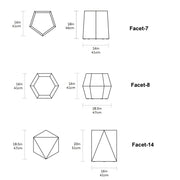 Facet Table table Gus Modern 