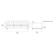 Jane 2 Sofa Sofa Gus Modern 