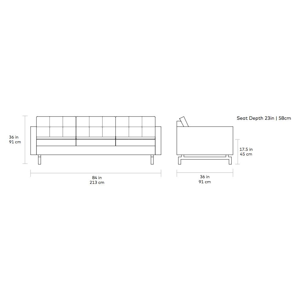 Jane 2 Sofa Sofa Gus Modern 