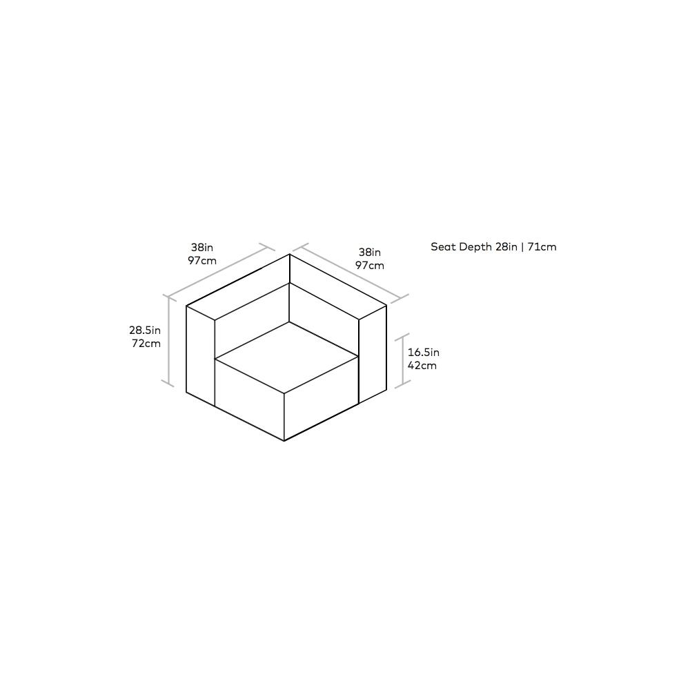 Mix Modular Corner Chair Sofa Gus Modern 