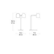 Tandem Table Lamp Table Lamps Gus Modern 