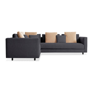 Hands Down Sectional Sofa Sofas BluDot Tofte Navy / Color Mix 2 Left 