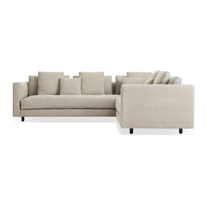 Hands Down Sectional Sofa Sofas BluDot Landa Stone / Color Mix 1 Right 