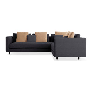 Hands Down Sectional Sofa Sofas BluDot Tofte Navy / Color Mix 2 Right 