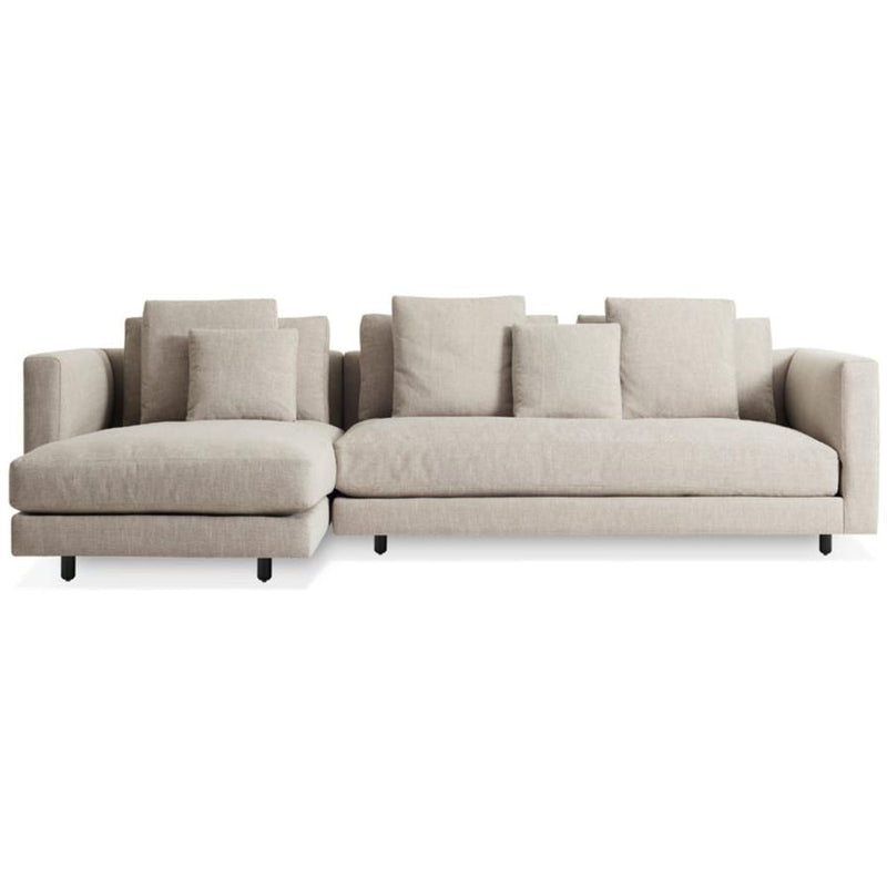 Hands Down Sofa with Chaise Sofas BluDot Landa Stone / Color Mix 1 Left Chaise 