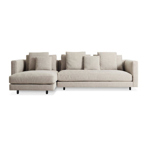 Hands Down Sofa with Chaise Sofas BluDot Landa Stone / Color Mix 1 Left Chaise 