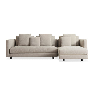 Hands Down Sofa with Chaise Sofas BluDot Landa Stone / Color Mix 1 Right Chaise 