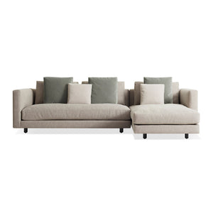 Hands Down Sofa with Chaise Sofas BluDot Landa Stone / Color Mix 2 Right Chaise 
