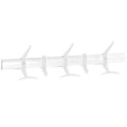Kartell Hanger Wall-Mount Coat Hooks Kartell Short Transparent Crystal 