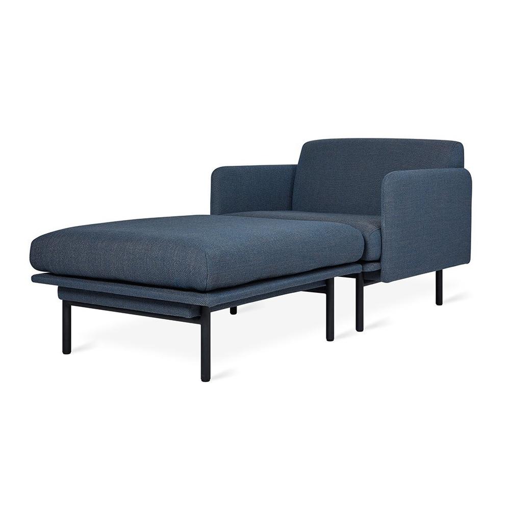 Foundry Chaise Sofa Gus Modern Hanson Navy Black 