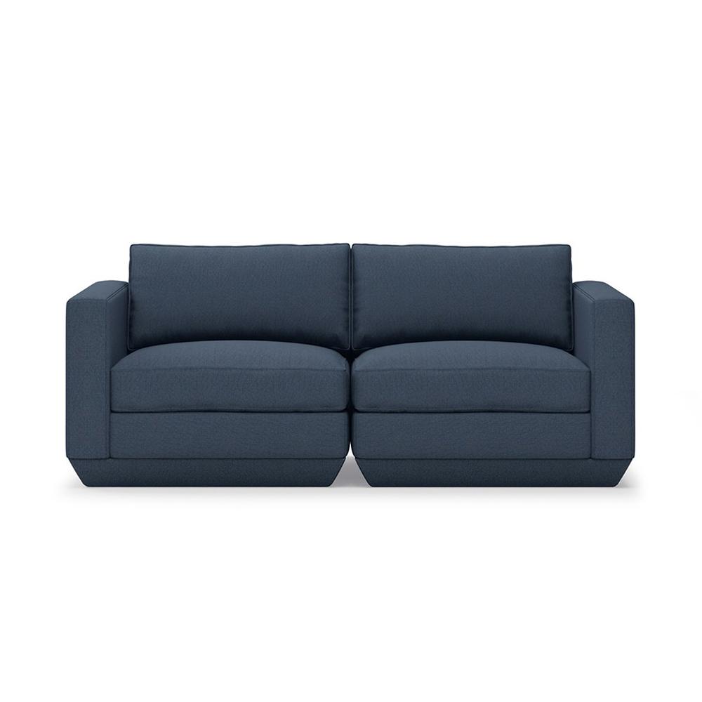 Podium 2PC Sofa Sofa Gus Modern Hanson Navy 