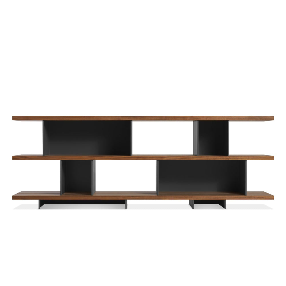 Happy Day Shelving 3 Shelf Shelves BluDot White Oak / Oblivion 