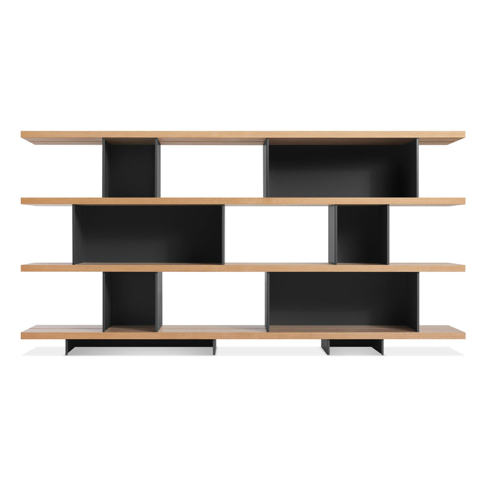 Happy Day Shelving 4 Shelf Shelves BluDot Walnut / Oblivion 