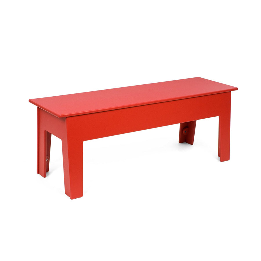 Health Club Bench Benches Loll Designs Medium: 47&quot; Width Apple Red 