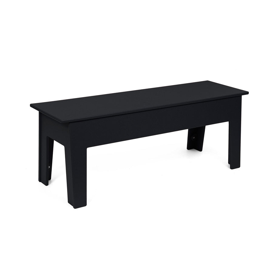 Health Club Bench Benches Loll Designs Medium: 47&quot; Width Black 