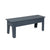 Health Club Bench Benches Loll Designs Medium: 47" Width Charcoal Grey 