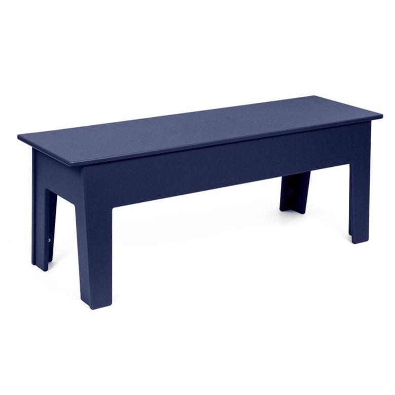 Health Club Bench Benches Loll Designs Medium: 47&quot; Width Navy Blue 