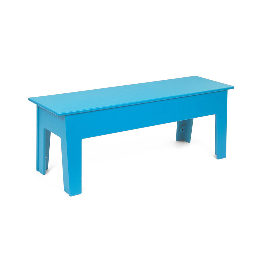 Health Club Bench Benches Loll Designs Medium: 47&quot; Width Sky Blue 