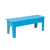 Health Club Bench Benches Loll Designs Medium: 47" Width Sky Blue 